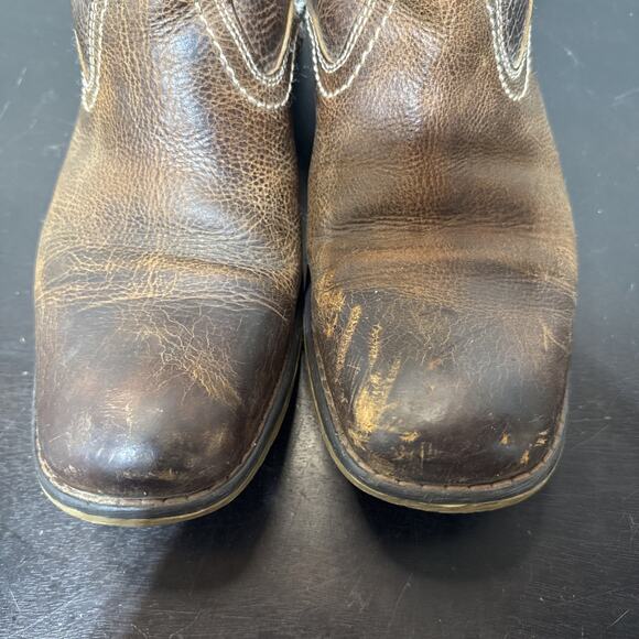 Men’s Roan Sz 10 Leather Crown Greenland Zip Up Boot Distressed‎ main image 7